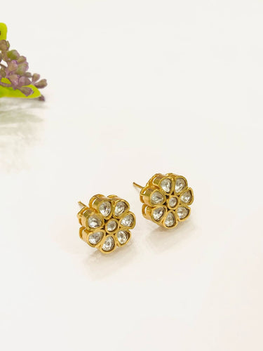 Polki Flower Sud Earrings